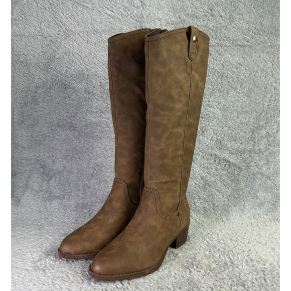 Naturalizer Shoes - SOUL by Naturalizer Zoya Knee High Boot Women's 7.5 Brown Riding Boho Western